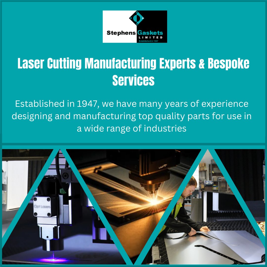 stephensgaskets's tweet image. Precision, Your Way

From metal to polymer, our custom #LaserCutting delivers accuracy without compromise. 

Whatever your specifications, we bring them to life with precision engineering.

Explore: stephensgaskets.co.uk/laser-cutting?…

#BespokeSolutions #StephensGaskets #PrecisionEngineering