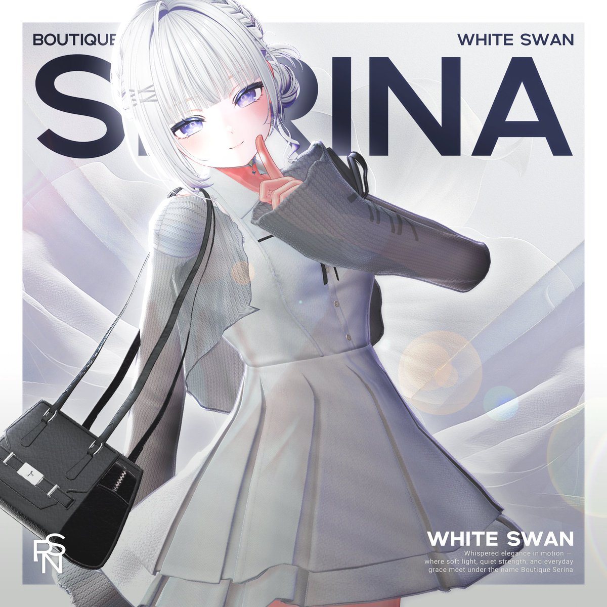 BOUTIQUE_SERINA's tweet image. ˗ˏˋ White Swan 発売開始🦢 ˎˊ˗
🎁リリース記念RTキャンペーン開催🎁
BOOTHで「スキ」&この投稿をRTで応募完了✨
🔗 booth.pm/ja/items/71873…
🖤抽選で3名様にプレゼント+「スキ」100件ごとに1名追加当選🎉
🕓 7/18(木)〜 7/20(日)16:00まで
7day sale
#booth_pm #VRChat #boutiqueserina