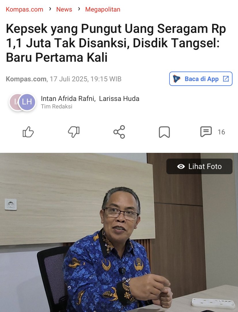 Gimana mau maju nih negara kalo perilaku korup malah ditolerir🤣