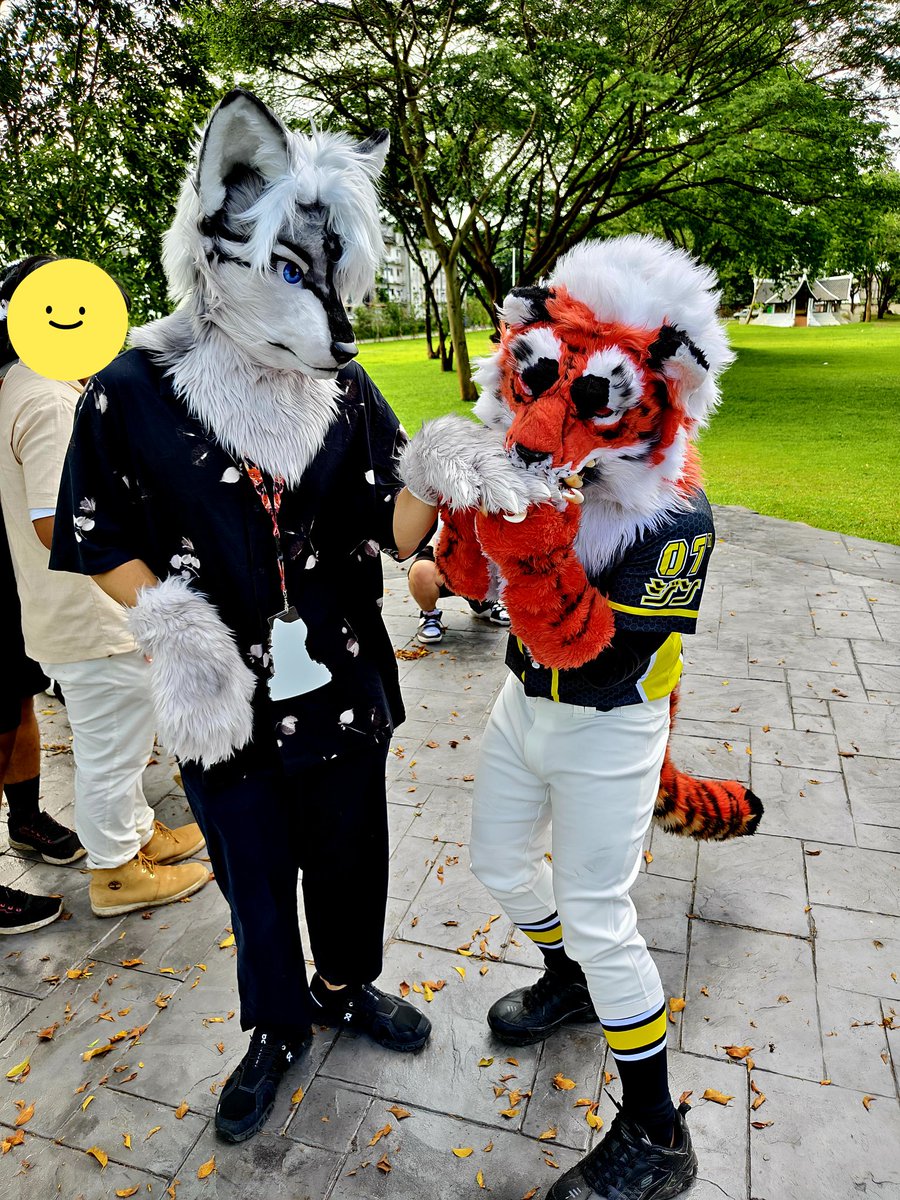 Gin Siberian Tiger 🔜SiamPaws (@gin_amurtiger) on Twitter photo I'm starving... oh, emergency food!
Yumm 🐯🍴🐺
🐺Phatcharaphon N.(Fb)
📸 <a href="/ZutoKung/">Akihara Zuto (ZutoKung)</a>
#FursuitsFriday
#fursuit #furry I'm starving... oh, emergency food!
Yumm 🐯🍴🐺
🐺Phatcharaphon N.(Fb)
📸 <a href="/ZutoKung/">Akihara Zuto (ZutoKung)</a>
#FursuitsFriday
#fursuit #furry