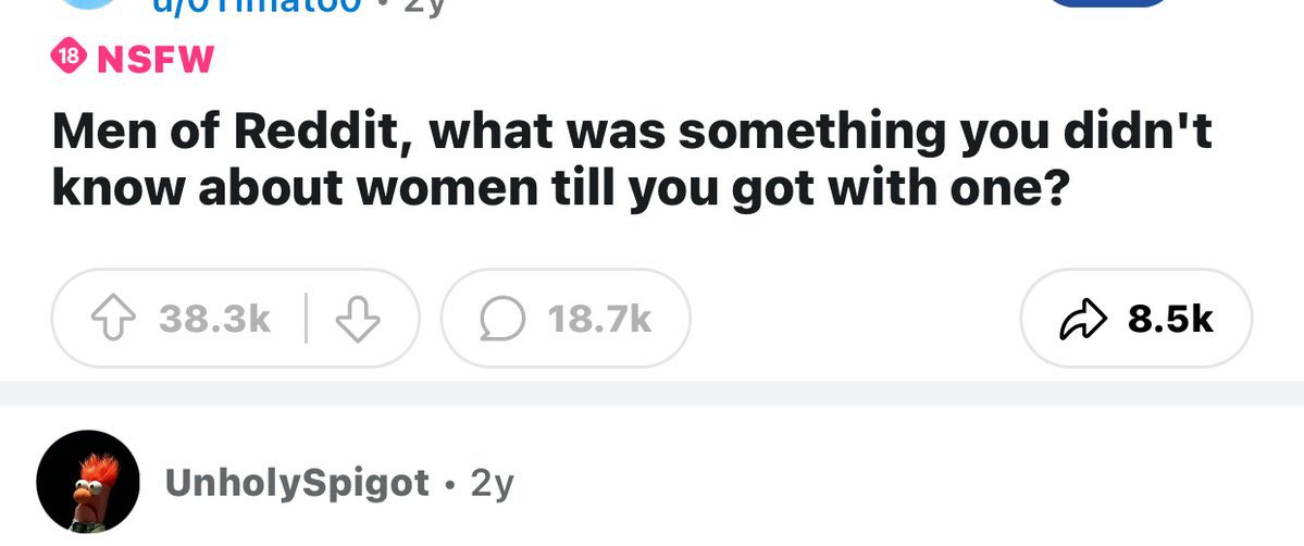 Men what is something you didn't know about women until you got one"

The replies are shocking 😳👇