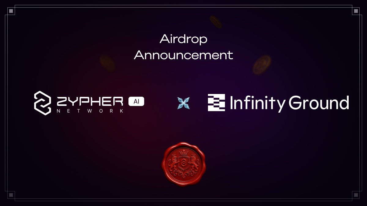 Zypher_Network's tweet image. Experiencing the new era of decentralized AI, Zypher G NFT💎Airdrop Phase 2 is now live on @BNBCHAIN!
We're thrilled to airdrop exclusive G-NFT shards to active @infinityg_ai users who previously participated in the Infinity Ground Voyage campaign from Season 1, as a thank-you…