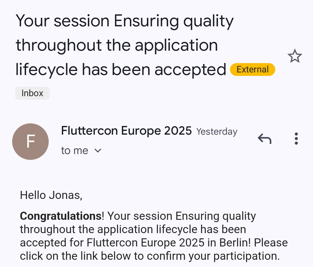 ue_man's tweet image. See y&apos;all at Fluttercon in Berlin 🥳