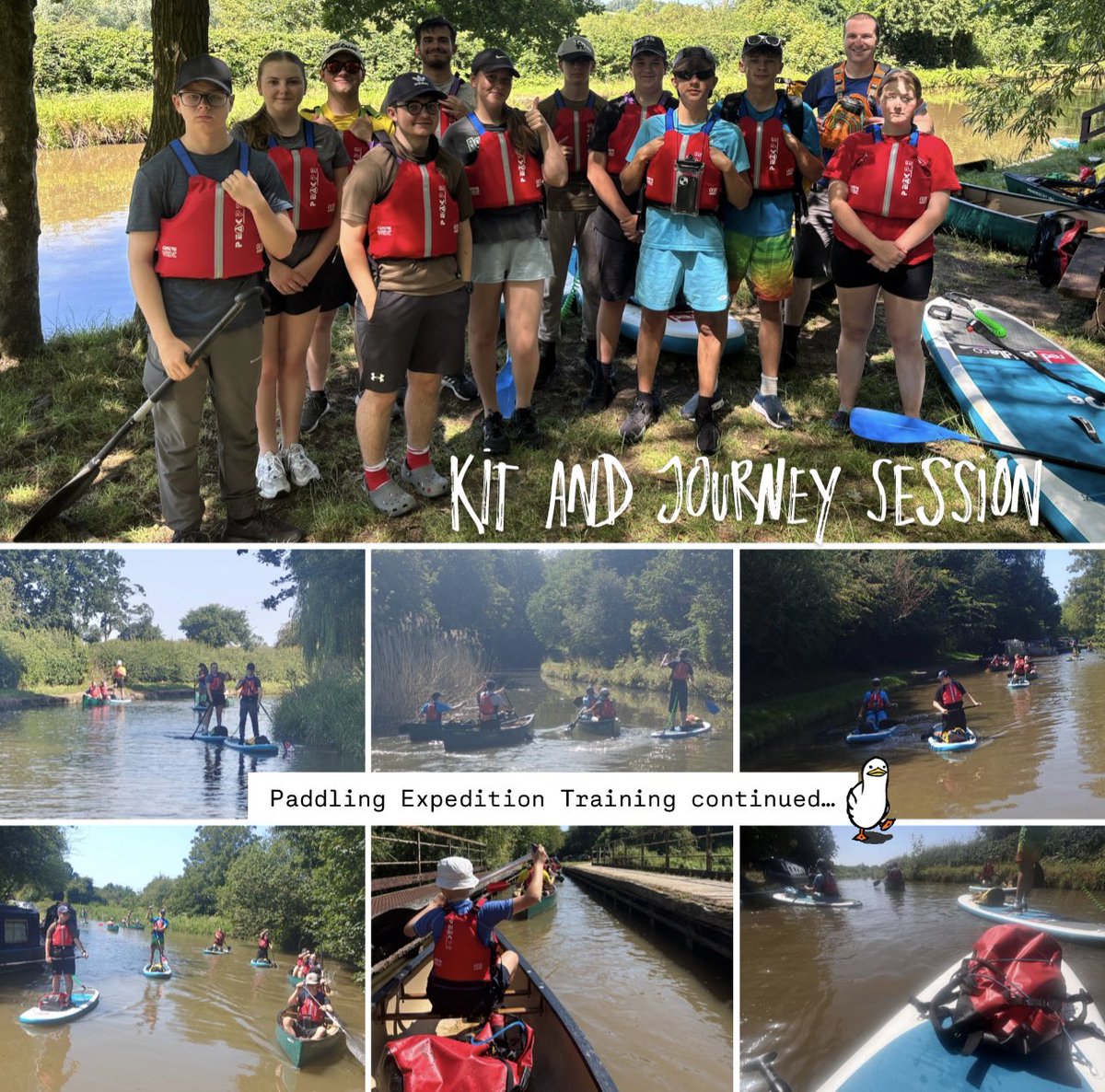 We are edging closer to our Overnight Paddle Expedition in August and training is going very well with this group! 

Superb kit and journey session last weekend, lots learnt and a fantastic time was had on the water! ☀️ 

Making new friends from 2375, 1908, 90, 281 &amp; 273 too! 🛶