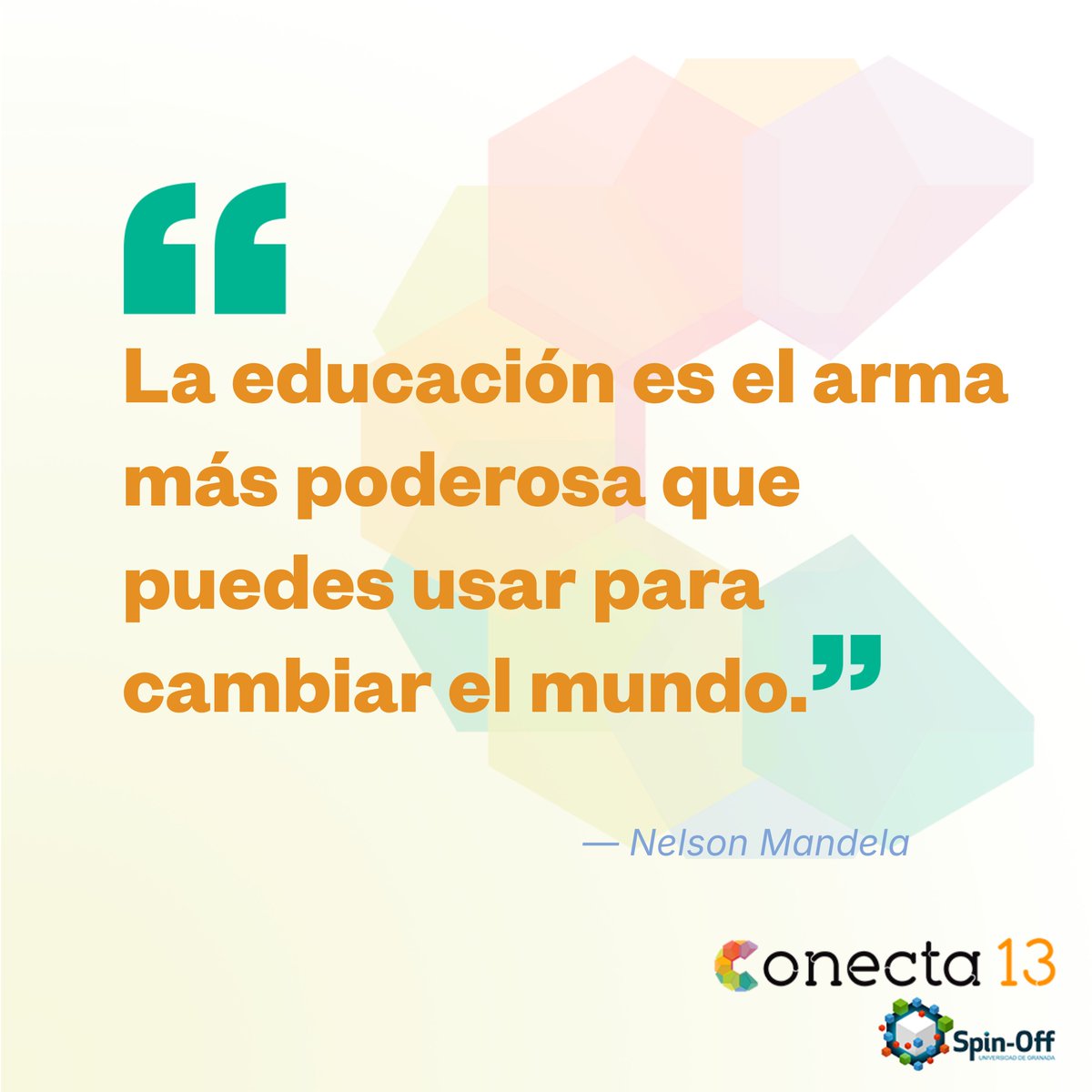 Hoy recordamos una de las frases más potentes de Nelson Mandela:
"La educación es el arma más poderosa que puedes usar para cambiar el mundo."
👉 Cada clase que das, cada recurso que compartes, cada aprendizaje… está sembrando un cambio real.
¡Sigamos educando con propósito! 💡