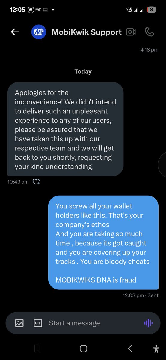 MahendraAnkit's tweet photo. @MobiKwikSWAT @police_haryana @rbi @Cybercellindia 
Im Mar'25 mobikwik robbed me of my wallet money. Asked me to file with cyber, blocked account, then said money refunded get NOC. I asked what happened to my money. 4 months they still are clueless orcovering up DNA is to fraud. https://t.co/v69l5p2ds7