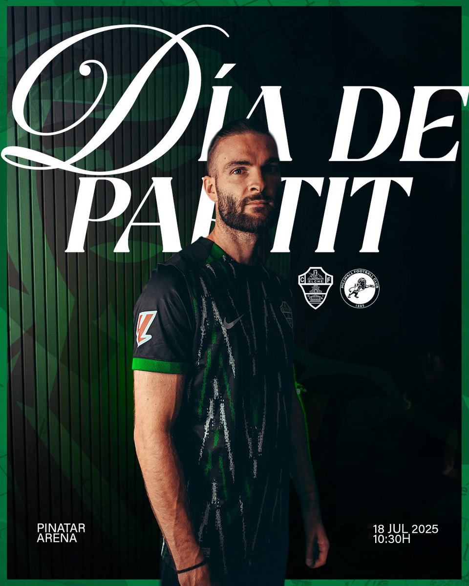 Somriu. Juga l'Elx Club de Futbol.

😉💚