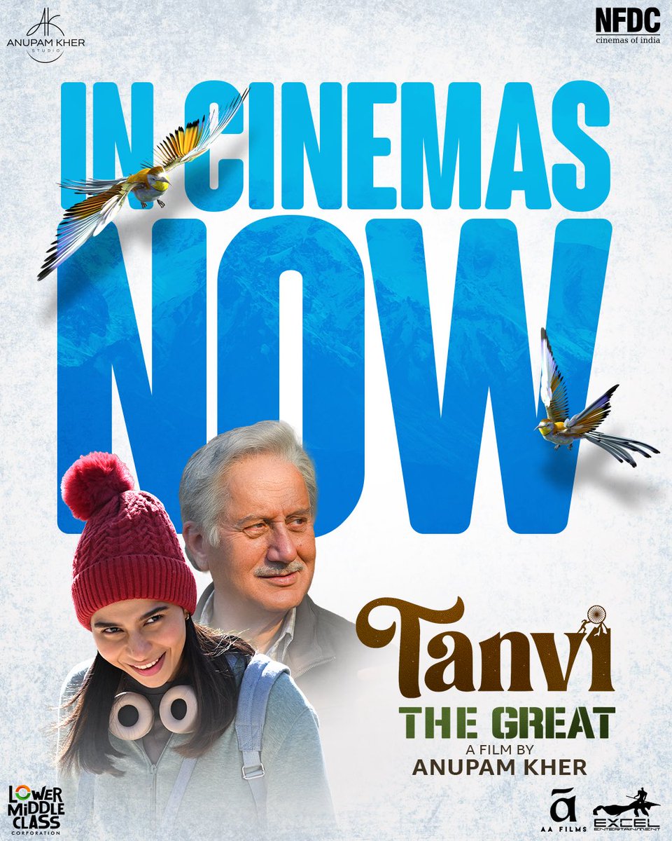 TANVI THE GREAT IN  CINEMAS NOW: You’ve heard the whispers. You’ve seen the love. Now, it’s time to meet her, not just a girl on screen, but a story waiting to be felt. She’s different. She’s raw. She’s unforgettable. So, step into Tanvi's world and experience the Tanviness.