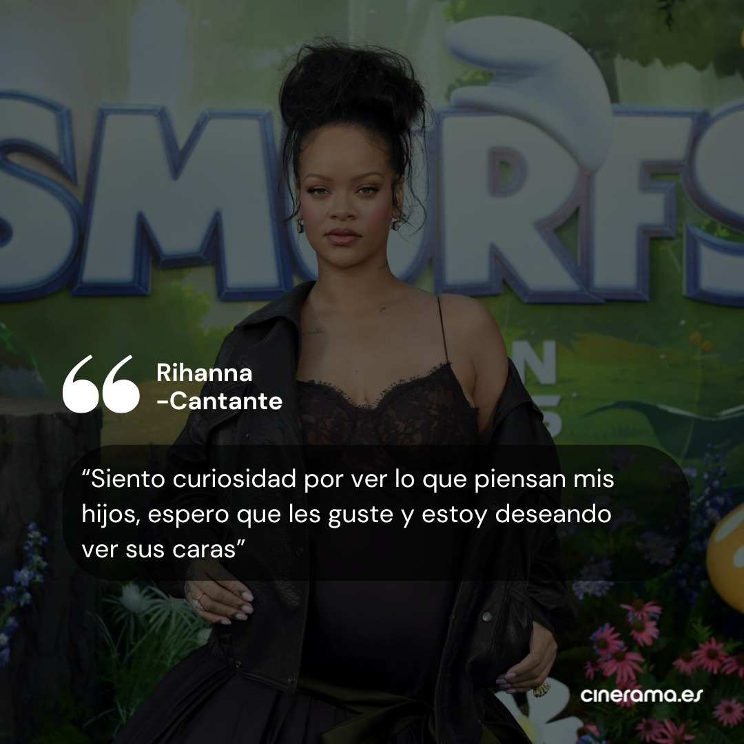 CineramaEs's tweet image. La cantante y ocasional actriz presta su millonaria voz a Pitufina, la heroína de la nueva película que ya está disponible en cines #Pitufos cinerama.es/rihanna-siempr…