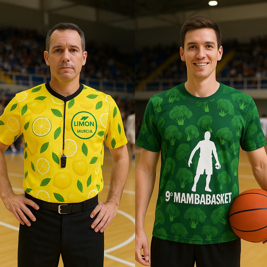 ¿Te imaginas un arbitraje con sabor a Murcia? 🍋🥦 

Que la huerta murciana sea protagonista en el 9º #MAMBAbasket 

Árbitros de “Limón de Murcia” y Camiseta “Brócoli de Murcia” en el Kit de Bienvenida.

linkedin.com/posts/mambaesp…