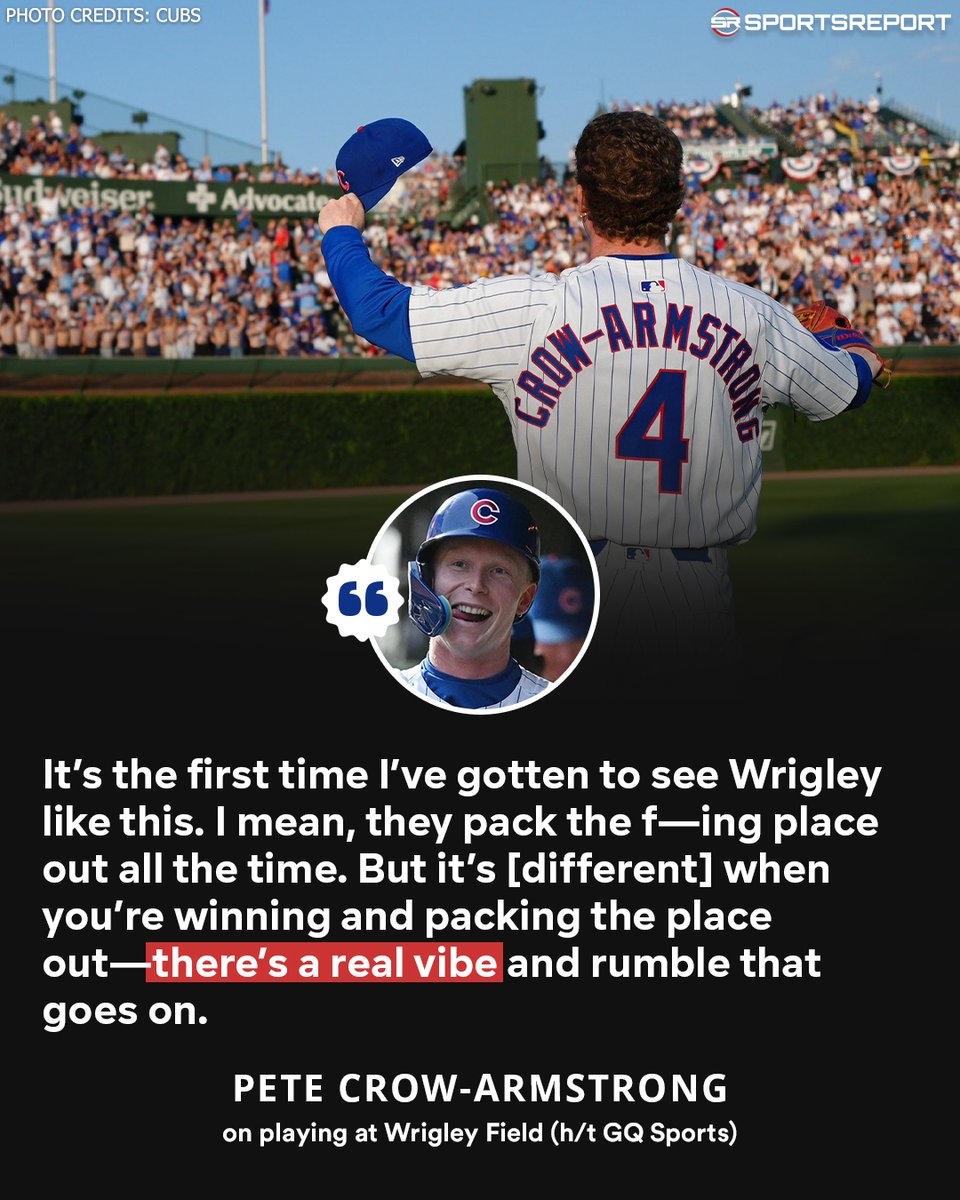 InsidetheIvy's tweet image. Wrigley Field at its finest — PCA at center, igniting that legendary vibe ⚾🔥 #NorthsideVibe
