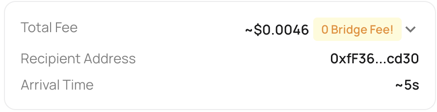cryptostarbaby's tweet photo. @Bird_Layer @arbitrum I am a big fan now, can't believe it's less than $0.005, okay Im gonna quit other bridges now😭👍 https://t.co/yZjxTGVtRC