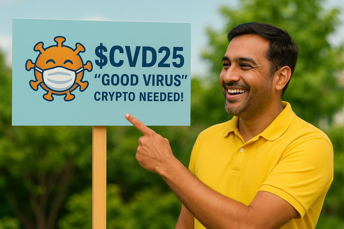 safing0's tweet photo. Viral with Purpose
$CVD25 isn't just a meme — it's a movement.
From stealth launch to community rewards, it flips the script on how crypto grows.
When the people win, the project wins.
Join the viral wave 🌊
#COVID25Thread #COVID25 #Solana #SupportToEarn #stealth https://t.co/bVmLgPUWT7
