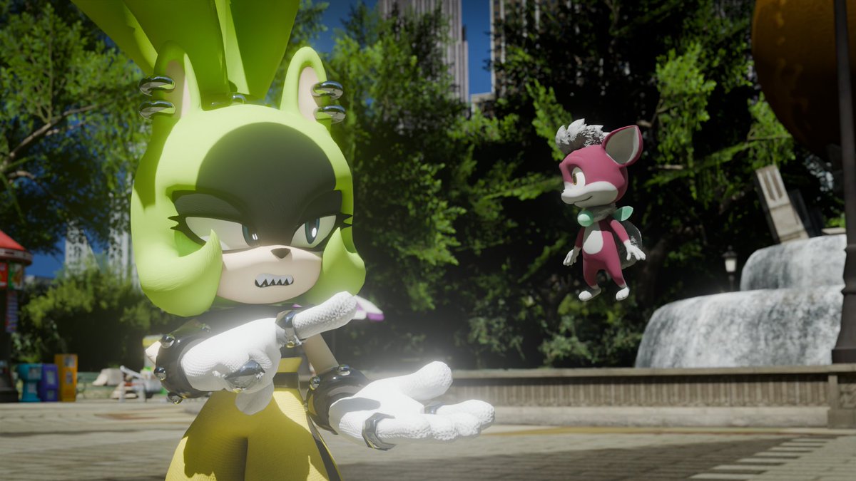 Weegi_man's tweet image. Asking what chip is doing here without sonic 

#blender #blender3D #b3d #SonicTheHedgehog #SurgeTheTenrec #chip