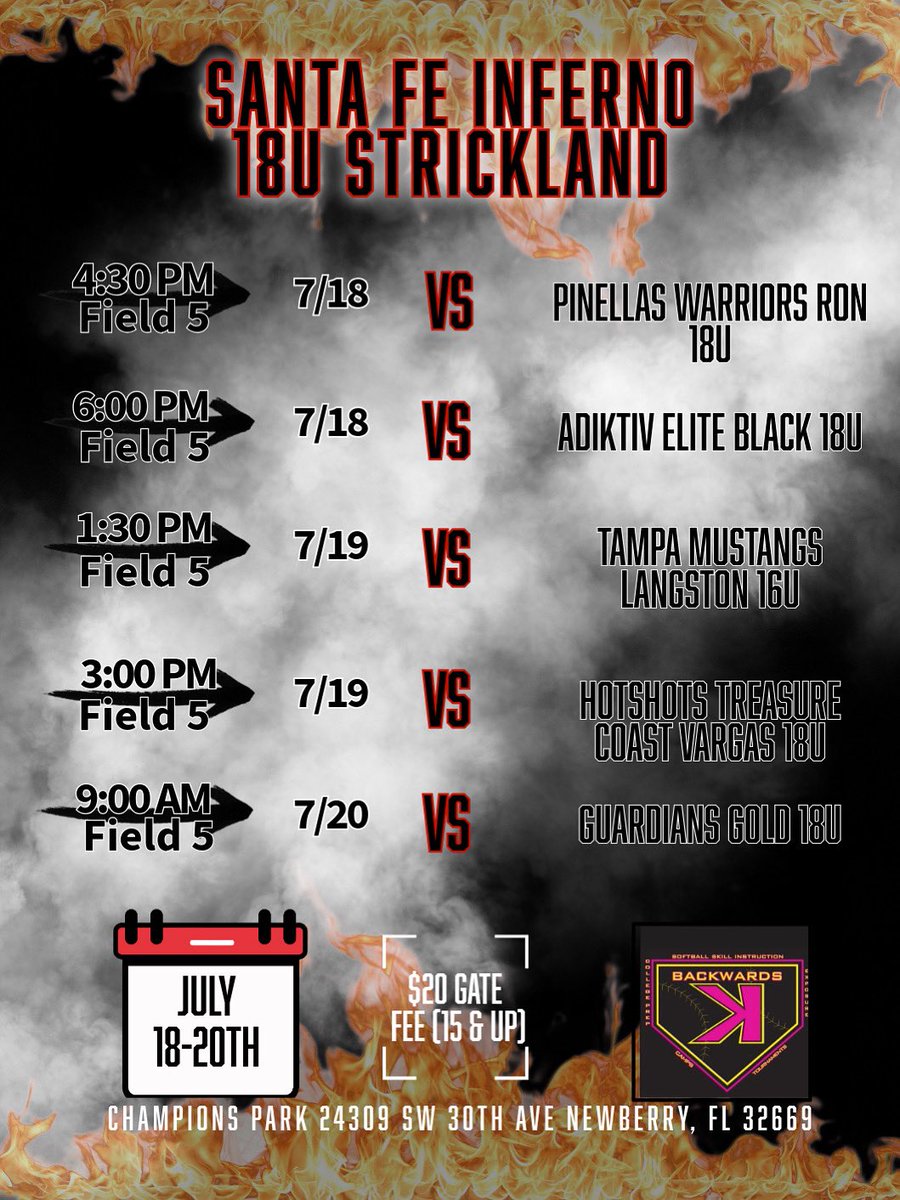 Let’s get it girls!! @<a href="/BackwardsKJax/">Backwards K Softball</a>