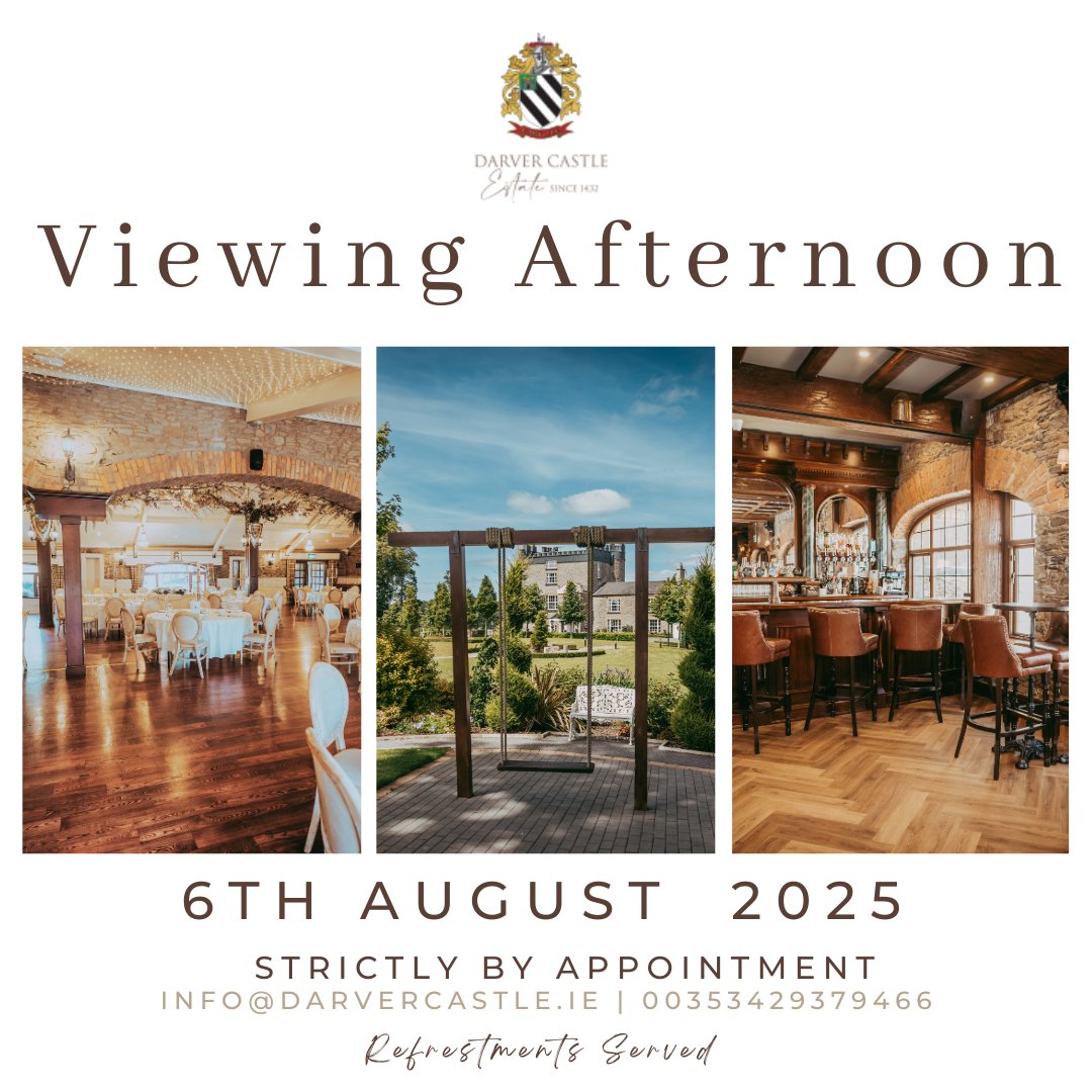 The Award-Winning Darver Castle Wedding Venue tweet media