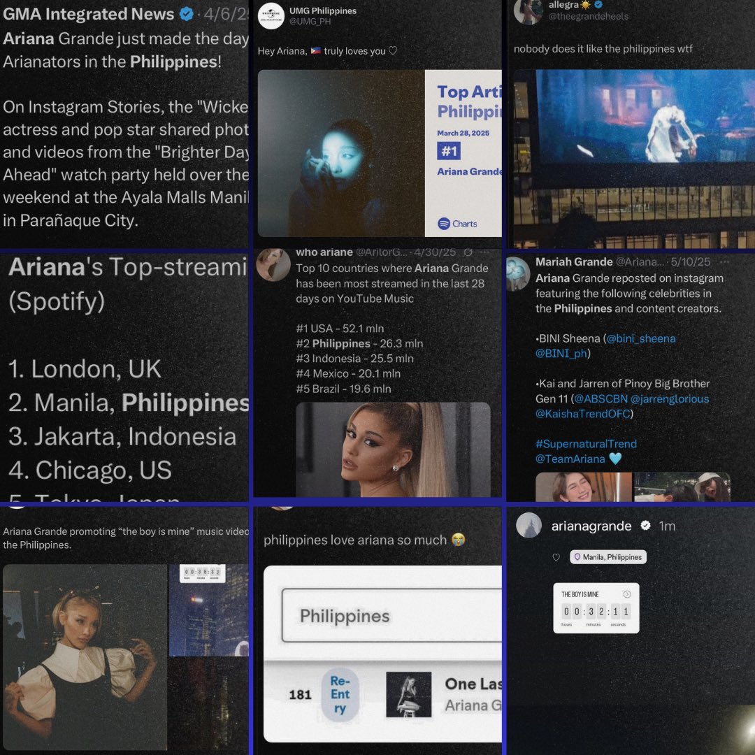 arianators_phi's tweet image. For your kind consideration!
Please include Manila, Philippines in the upcoming mini tour of Ariana Grande. We’ve been skipped last sweetener world tour🥺 and her last concert here was 2017!
WE MISS YOU ARIANA🇵🇭🙏🏻
love,
Filipino Fans
@TeamAriana @rembeauty @joangrande