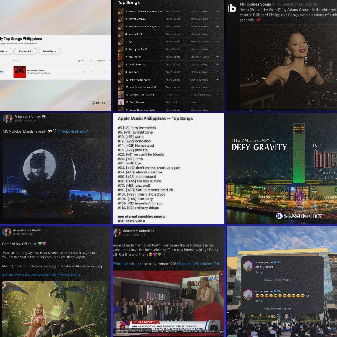arianators_phi's tweet image. For your kind consideration!
Please include Manila, Philippines in the upcoming mini tour of Ariana Grande. We’ve been skipped last sweetener world tour🥺 and her last concert here was 2017!
WE MISS YOU ARIANA🇵🇭🙏🏻
love,
Filipino Fans
@TeamAriana @rembeauty @joangrande
