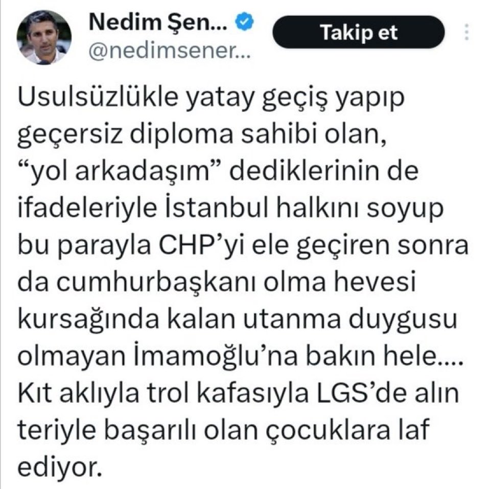 Erdal Berk (@erdalberk011971) on Twitter photo Hırsız arıyorsan yandaşlık yaptığın, desteklediğin siyasi harekete bak Nedim
<a href="/nedimsener2010/">Nedim Şener 🇹🇷</a> Hırsız arıyorsan yandaşlık yaptığın, desteklediğin siyasi harekete bak Nedim
<a href="/nedimsener2010/">Nedim Şener 🇹🇷</a>