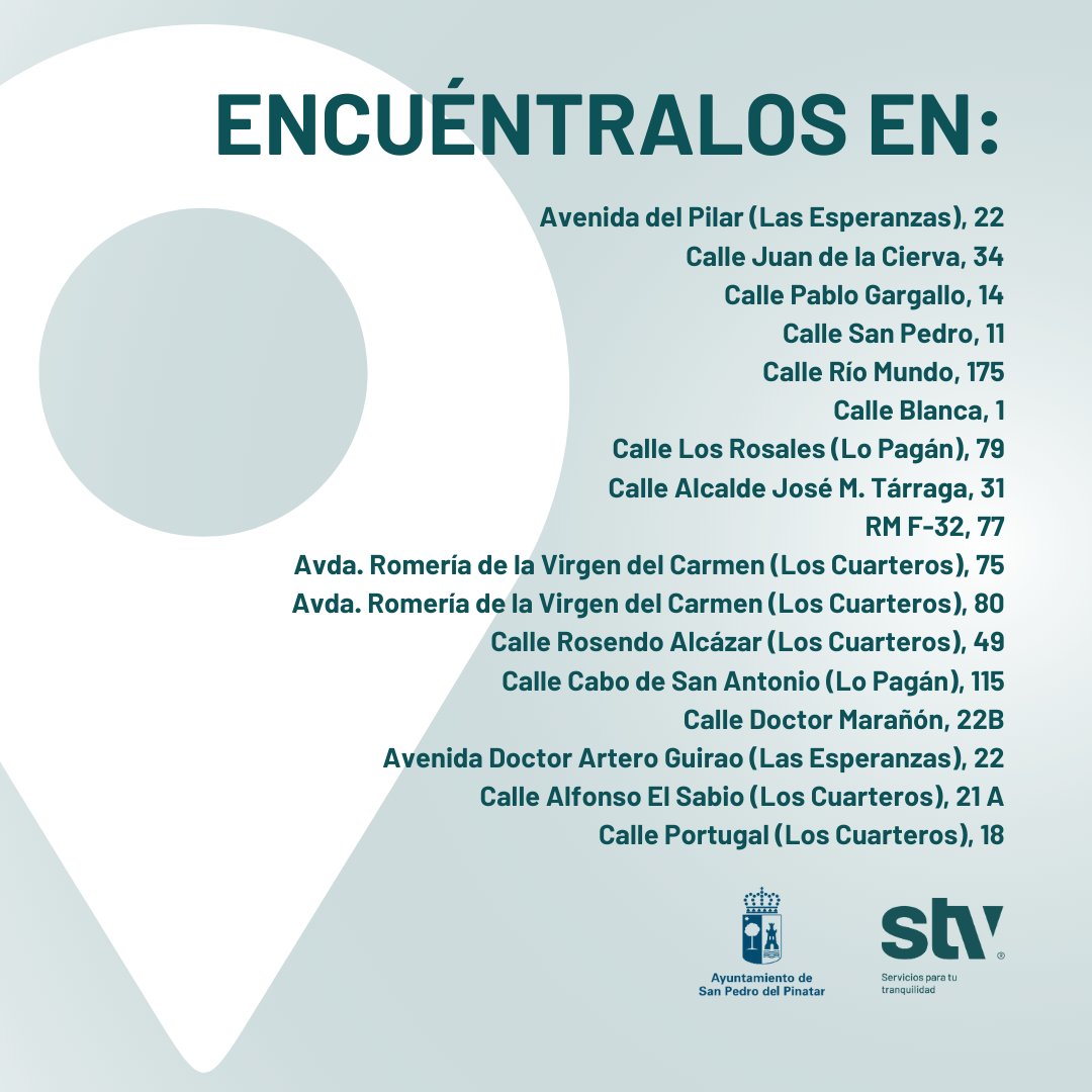 STV Gestión (@stvgestion) on Twitter photo 📍 ♻️ ¡Dale una segunda vida a tu ropa! 👚🦺 Encuentra contenedores en #SanPedrodelPinatar y únete al proyecto de <a href="/AbrahamProyecto/">Proyecto Abraham</a>. Colabora con #STVGestión en responsabilidad social. 🌍
#ServiciosParaTuTranquilidad <a href="/Ayto_Pinatar/">Ayuntamiento de San Pedro del Pinatar</a> 📍 ♻️ ¡Dale una segunda vida a tu ropa! 👚🦺 Encuentra contenedores en #SanPedrodelPinatar y únete al proyecto de <a href="/AbrahamProyecto/">Proyecto Abraham</a>. Colabora con #STVGestión en responsabilidad social. 🌍
#ServiciosParaTuTranquilidad <a href="/Ayto_Pinatar/">Ayuntamiento de San Pedro del Pinatar</a>
