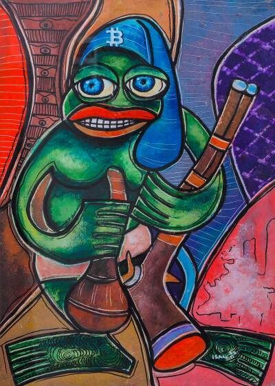 Ordistorians's tweet photo. Ordistorians
Series 0
Card 7

Pepe D Hunter by @Artist_IsaacO 

Inscription + XCP Asset + Physical Painting

Also part of the @DankDirectory 
https://t.co/y24jjuJgJ4 https://t.co/SxcIMHUaa5