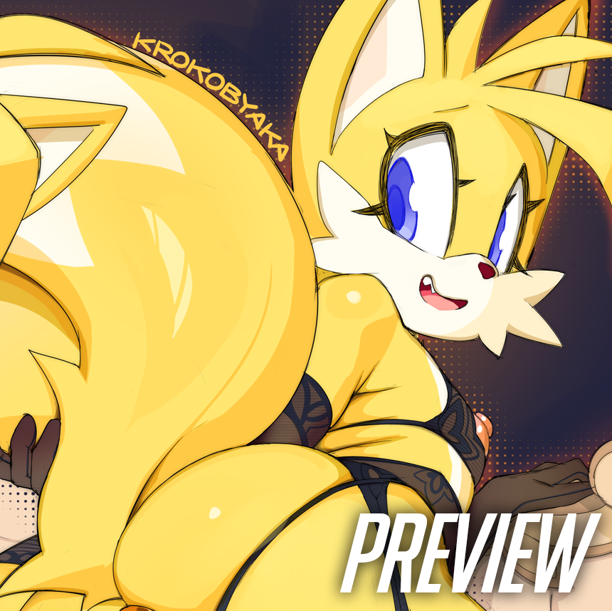 Cute foxboy trying lingerie =3