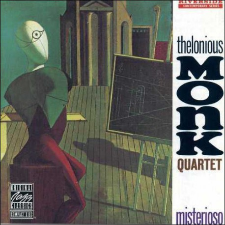 timabrahams's tweet image. Giorgio de Chirico painting for the cover of Thelonious Monk's Misterioso