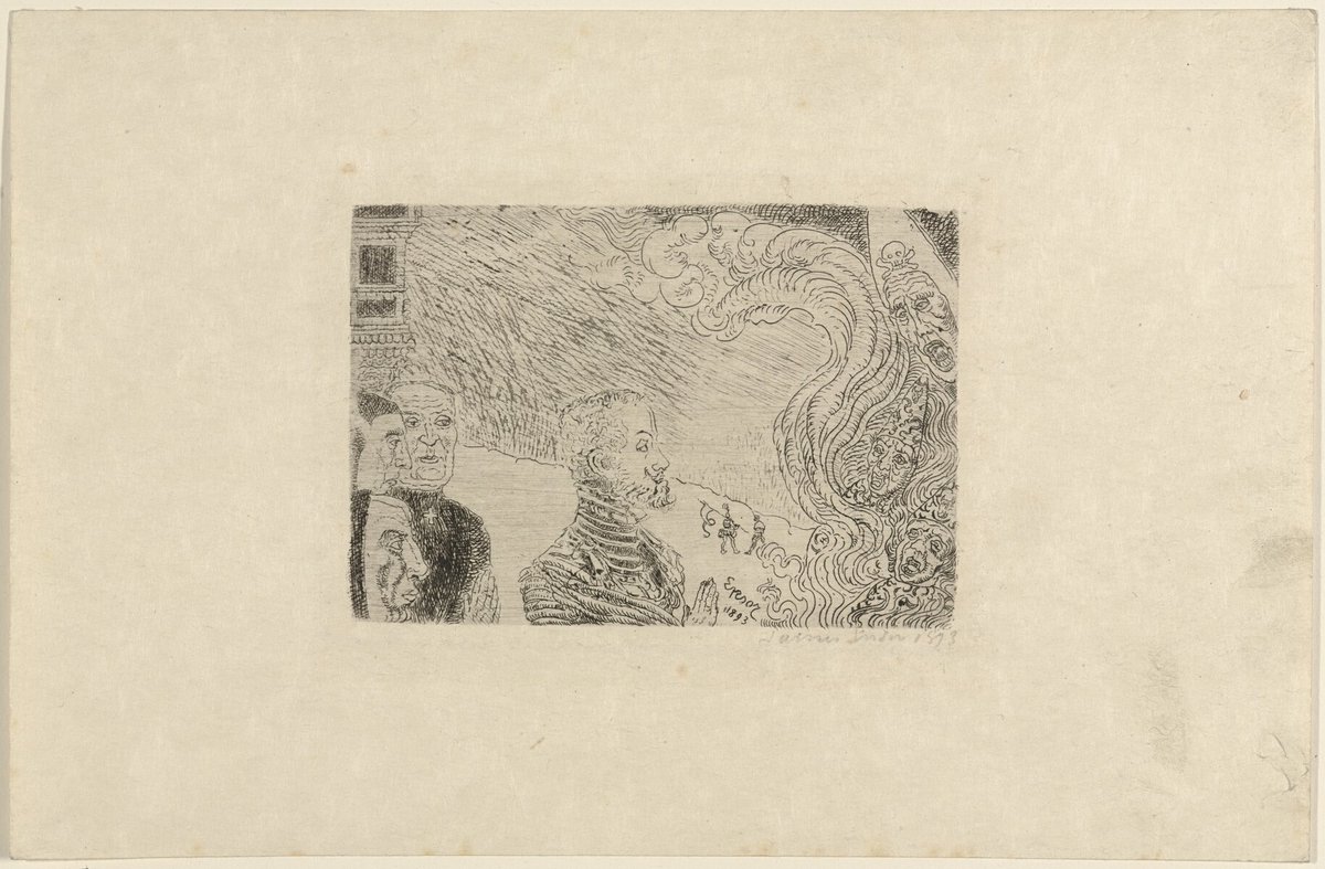 ArtistEnsor's tweet image. Auto-da-Fé #artbots #ensor