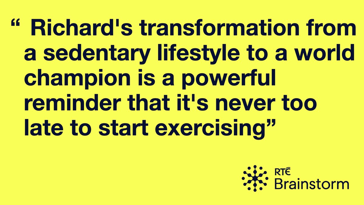 How 92 year old Richard Morgan became a rowing world champion. New #RTEBrainstorm podcast based on a piece by <a href="/LorcanDaly10/">Lorcan Daly</a> <a href="/TUS_ie/">Technological University of the Shannon</a>  &amp; voiced by Erik Threlfall - now available wherever you get your podcasts rte.ie/brainstorm/202…