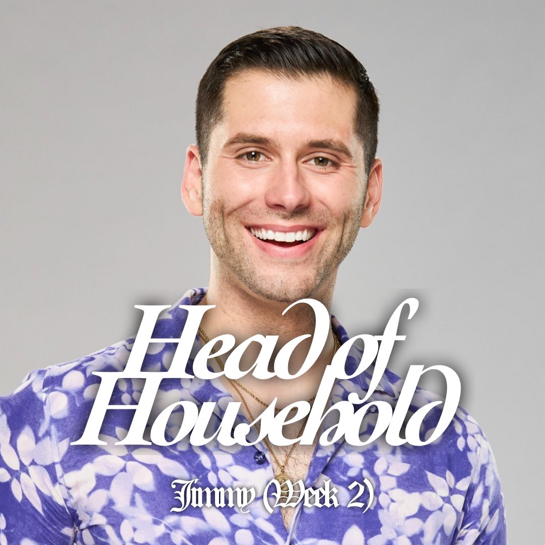 itsbbplus's tweet image. 🚨 | Jimmy is this weeks HEAD OF HOUSEHOLD

#BB27 #BigBrother