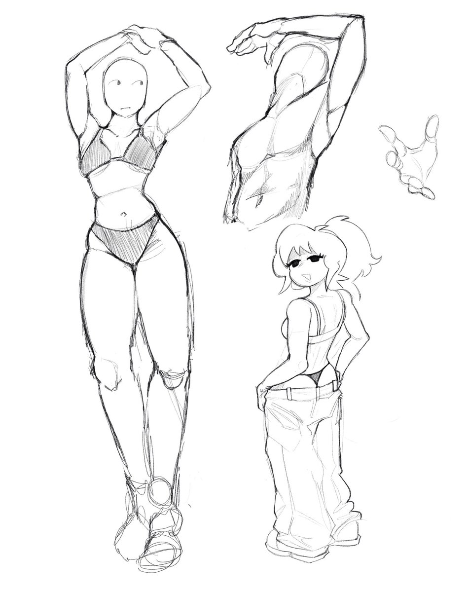 LactoseMonger's tweet image. Some sketches/practice I did today blame @fartshartcq for making me draw unimpressed teto