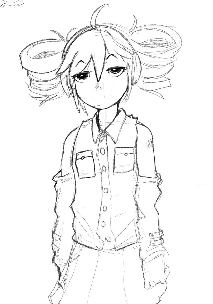 LactoseMonger's tweet image. Some sketches/practice I did today blame @fartshartcq for making me draw unimpressed teto