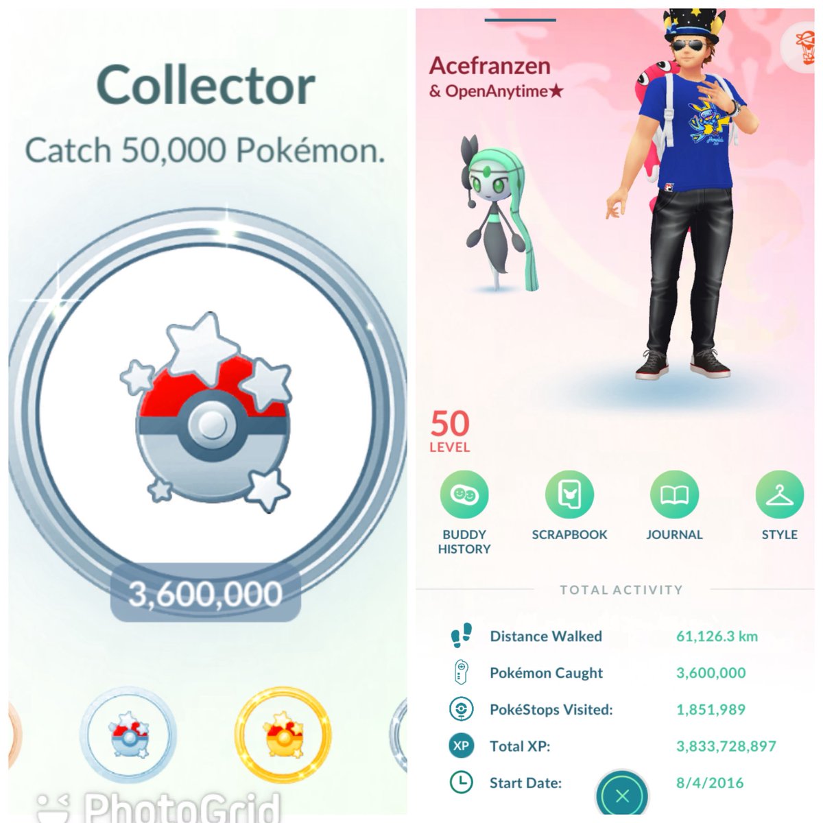 Grinding the water festival &amp; managed to hit the next milestone today 🎣✨💪🏼Ty to friends joining me today 🙂 #Collector #3.6Million #PokemonGO