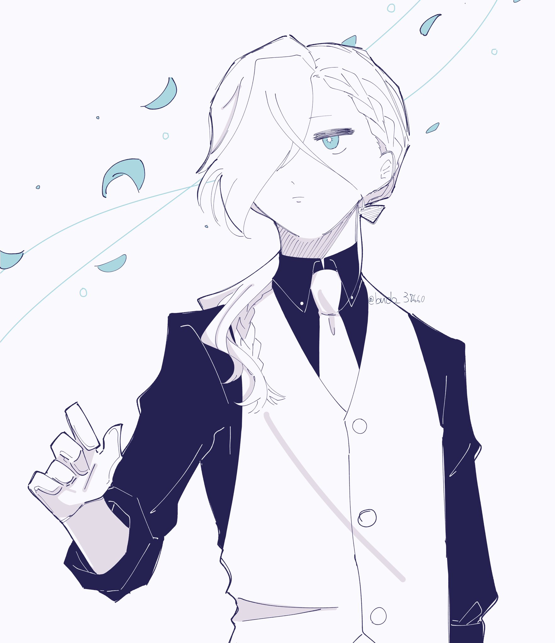 aka_tombo_358❀です✩.*˚ ✨️💙🩸🎙🩸💙✨️ Artist: X @Zx12mn34 | Facebook
