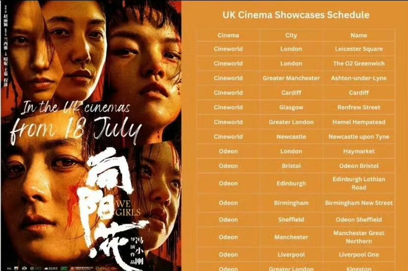 b_wanderer_soul's tweet image. The movie #WeGirls starred and produced by Zhao Liying, will be released in the UK (London, Manchester, Cardiff, Glasgow, Newcastle, Edinburgh, Bristol, Birmingham, Sheffield, Liverpool) on July 18th.
#Zhaoliying #赵丽颖 #cdrama