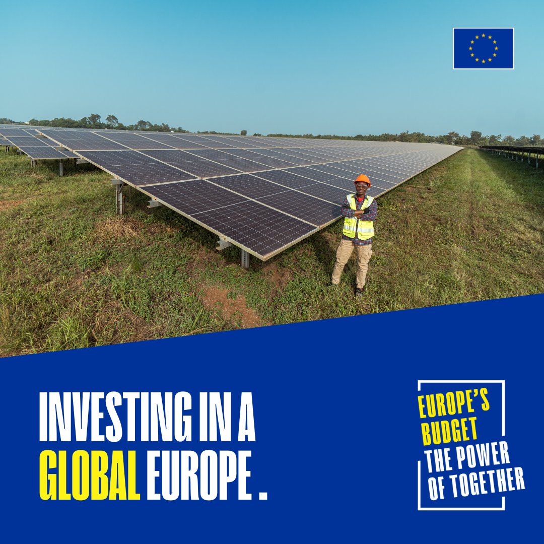 EU_Partnerships's tweet image. Europe’s budget. The power of together.
We'll work to ensure that the EU’s foreign and security policy is fit to tackle today's global challenges.
The 🇪🇺 budget supports projects that bring real benefits to people across Europe and beyond.
Learn more: europa.eu/!KFrPp4