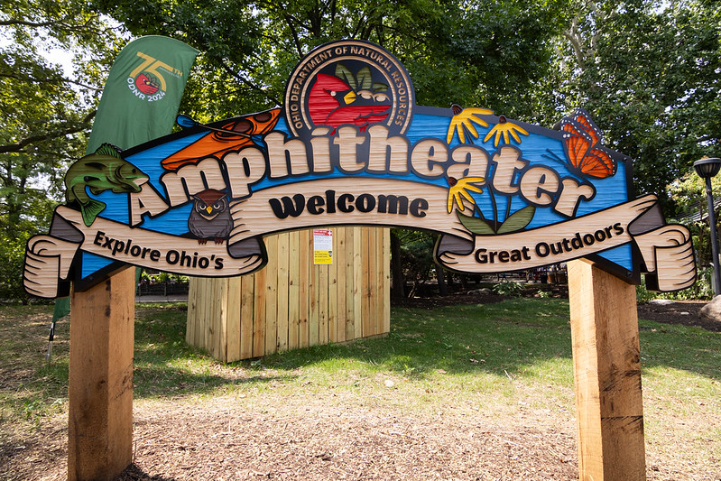 ohiodnr's tweet image. Tunes, timber and talons, oh my! 🎵🪵🦅 There’s something unique to watch every single day at the Natural Resources Park Amphitheater at the @OhioStateFair from July 23 through August 3. You’re sure to be entertained no matter what you choose to see! 💃 #ODNRAtTheFair #odnr