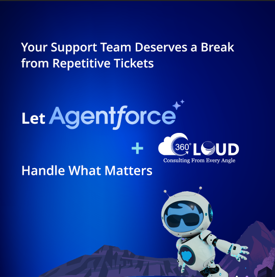 360 Degree Cloud (@360degreecloud) on Twitter photo Too many “Where’s my order?” tickets? Agentforce deflects 60%+ of repetitive support queries—instantly. And we can help you amplify it by building smarter support agents.
contact@360degreecloud.com
#Agentforce #SalesforceAI #CustomerSupport #360DC Too many “Where’s my order?” tickets? Agentforce deflects 60%+ of repetitive support queries—instantly. And we can help you amplify it by building smarter support agents.
contact@360degreecloud.com
#Agentforce #SalesforceAI #CustomerSupport #360DC