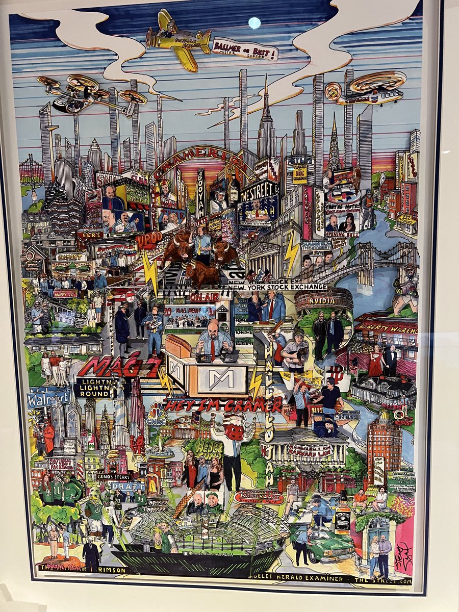 jimcramer's tweet image. Thanks to my great pals in Summit! A beautiful tribute to my family made by Summit’s (and Penn State’s) own Steve Szynal @sszynal31 … everybody’s in it. Start hunting !!!
