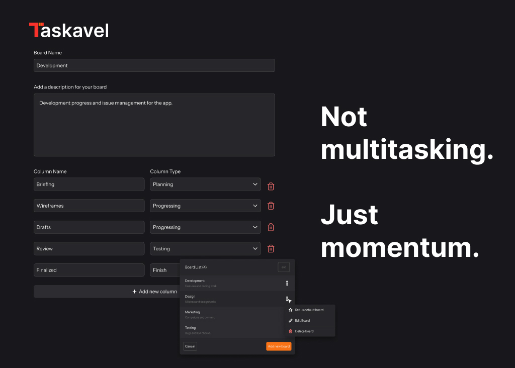 taskavel's tweet image. If your tags still look like “urgent-v3” or “fix-now🔥”, it’s time.
Taskavel lets you name and define every tag with a purpose, and use them where they make sense.

Better tags mean faster teamwork.

#productmanagement #tasklabels #uxwriting