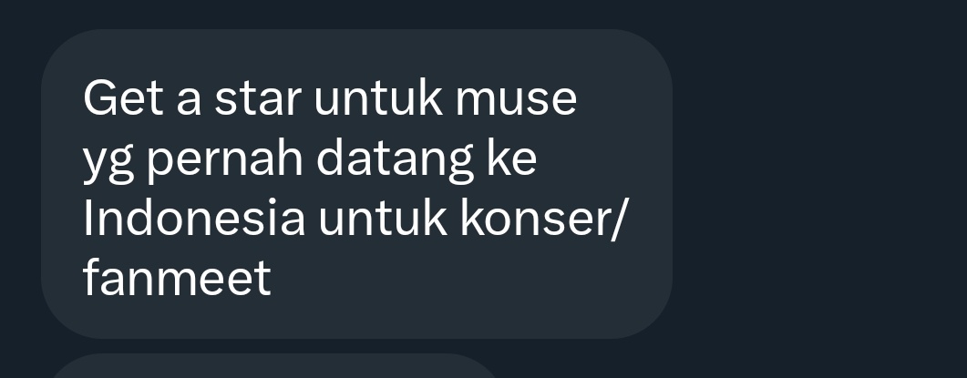 seongiwu's tweet photo. Round 1 :

@anhyeosop katanya gak bisa stand by jadi titip lewat dm.

Get a Star buat yang musenya pernah datang ke Indonesia. https://t.co/c3YzG0dn22