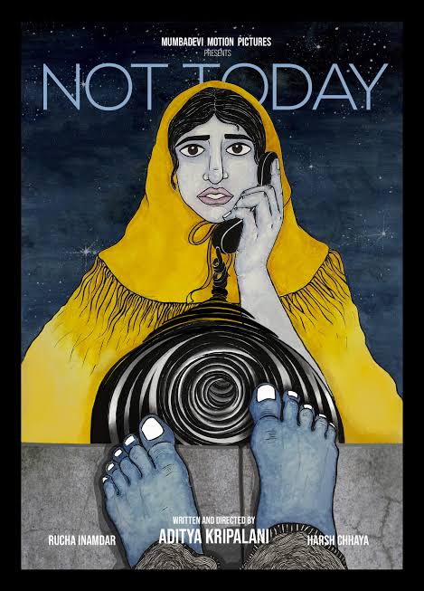 CinemaRareIN's tweet image. #NotToday (2021) by #AdityaKripalani, ft. #RuchaInamdar #HarshChhaya &amp;amp; @Vibhawari, now available for RENT on @BmsStream.