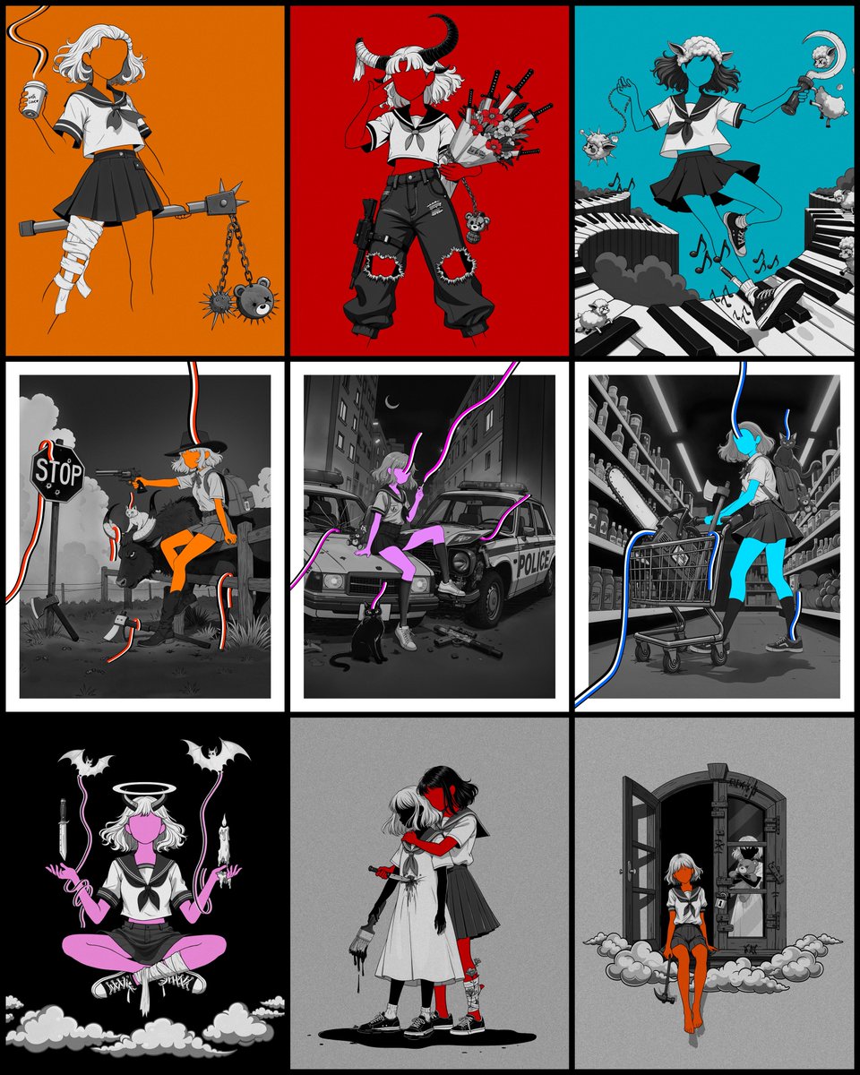 gm my friends 🤍

Let’s walk with me through these stories, a journey from simple colors to the darkest points…

Pls take a deep look…