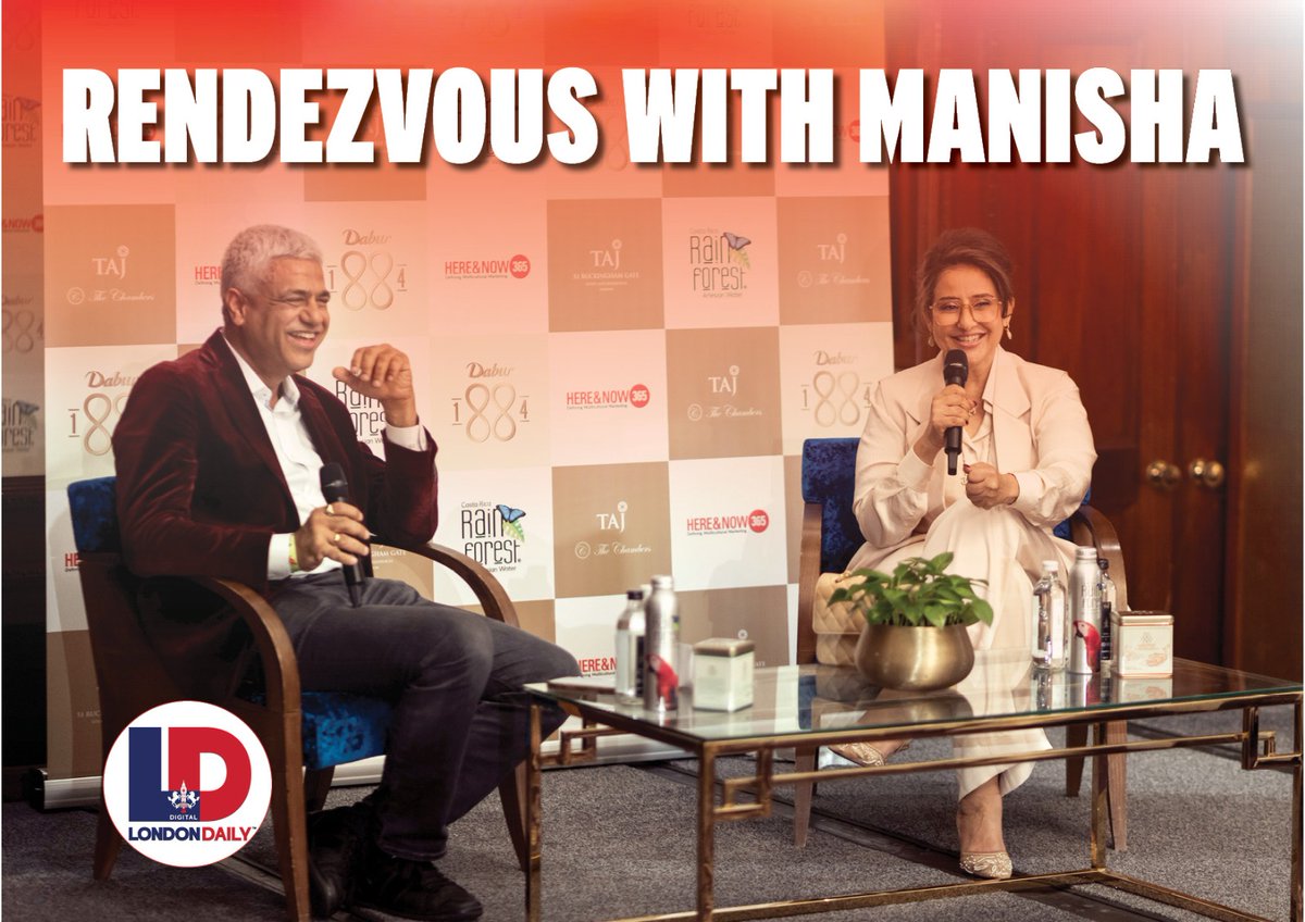 Rendezvous With Manisha - Story In <a href="/LDNDailyDigital/">London Daily</a> - ldd.news/london/rendezv… <a href="/ManishaKoiralaa/">Our Manisha Koirala </a> <a href="/ManishTiwariUK/">Manish Tiwari</a> <a href="/IndiaInNepal/">IndiaInNepal</a> <a href="/HCI_London/">India in the UK</a>