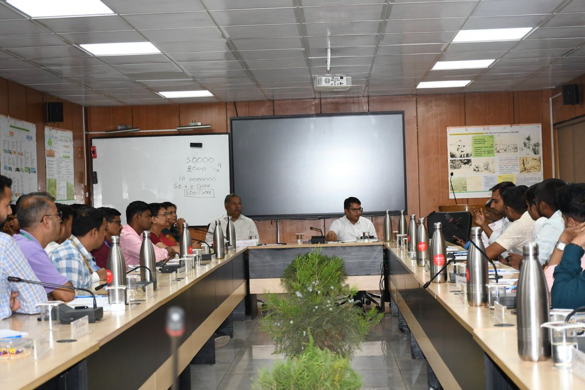 The Forest Survey of India (FSI), Dehradun, conducted a one-week training program from 14th to 18th July 2025 for Field Officials (STA, JTA, Deputy Ranger, and Fieldman) from the Zonal Offices of FSI on 'NFI Sampling Design, Data Collection, and Processing'.