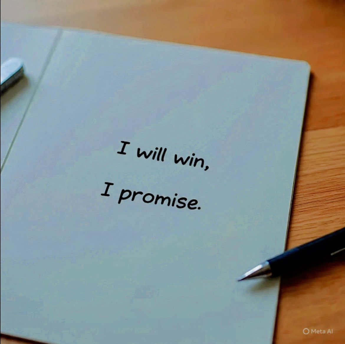 Dear self
I will win, I promise