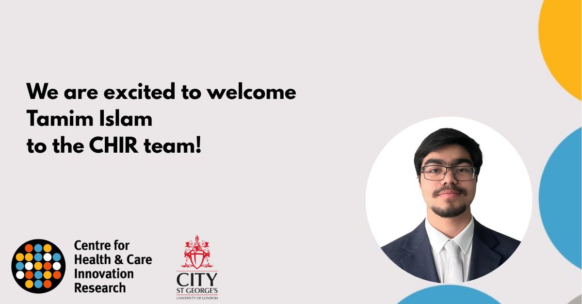 CHIR_City's tweet image. Welcome to Tamim Islam who has joined the Economic Evaluation and Mathematical Modelling Lab for a summer placement. Tamim is currently doing a BSc in Economics at the University of Leeds and he has joined us through the In2Research @in2scienceUK programme.