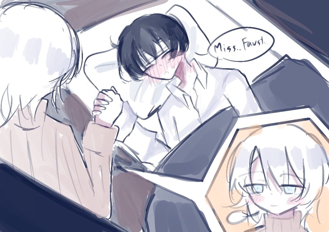 Mavi_Chan14's tweet image. #FausangWeek2025 #LCB0102 
Day 2 - Sick Day

. 
👻🪶🌡