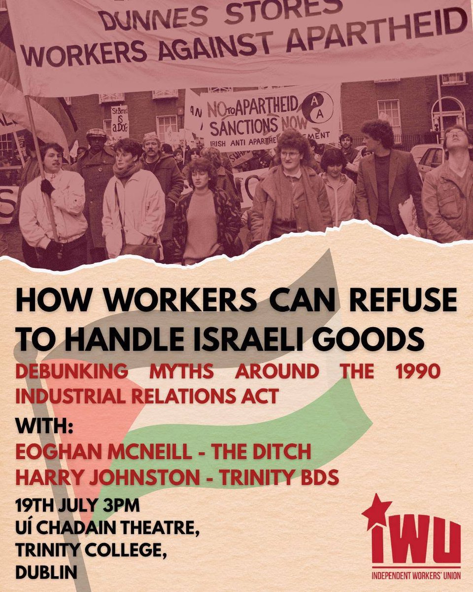 wereontheditch's tweet image. The Ditch's Eoghan McNeill chats with @TrinityBDS and @the_IWU in Trinity College's Teatar M. Uí Chadhain
Tomorrow, Saturday 18 July, 3pm