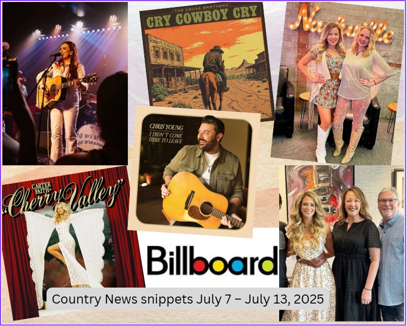 CRoutesNews's tweet image. Country News snippets July 7 – July 13, 2025
UK News, UK Chart News, Billboard Country Charts, Album & Single Releases, US News, Music News, Press Releases, TV, Interviews, Videos, Birthdays
#countrynews
Blog Post
countryroutesnews.blogspot.com/2025/07/countr…